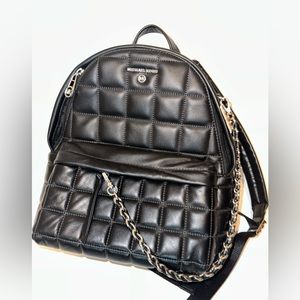 Michael Kors quilted leather backpack